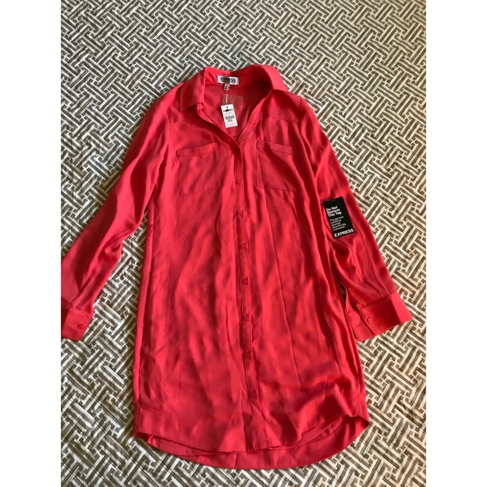 Express shirt dress